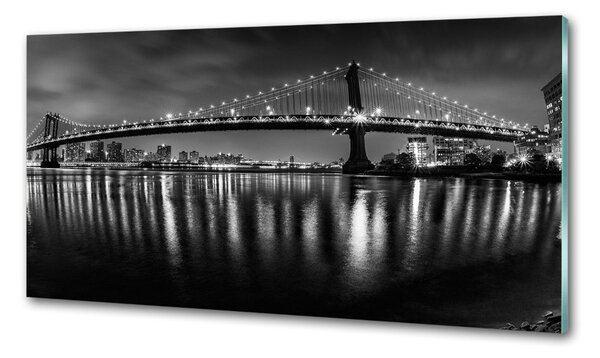 Hátfal panel konyhai Manhattan éjjel