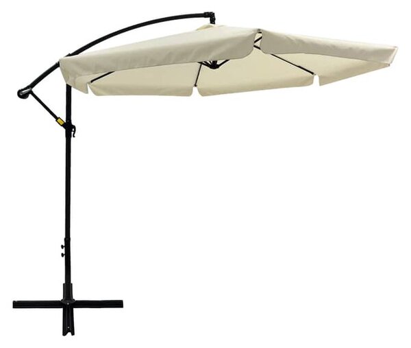 Patio kerti napernyő 3 m ekrü