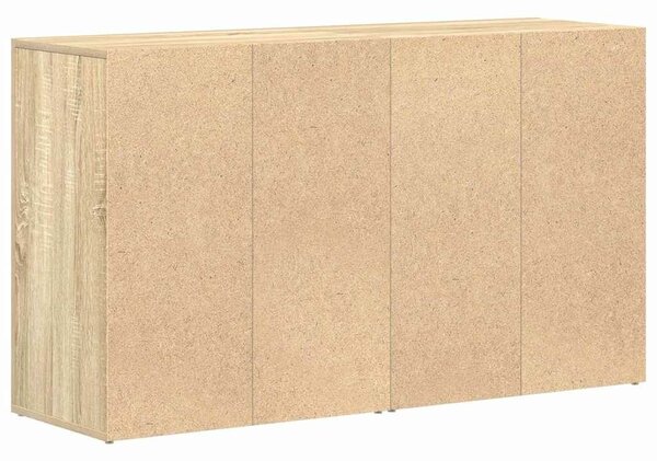 VidaXL Széf fiókkal sonoma tölgy 120 x 36 x 69 cm Faanyag