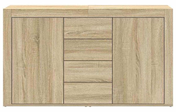 VidaXL Széf fiókkal sonoma tölgy 120 x 36 x 69 cm Faanyag