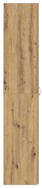 VidaXL Cipőszekrény polcokkal ajtóval Barna 80 x 35.5 x 180 cm Faanyag