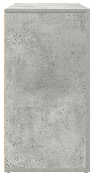 VidaXL Széf fiókkal Beton szürke 120 x 36 x 69 cm Faanyag