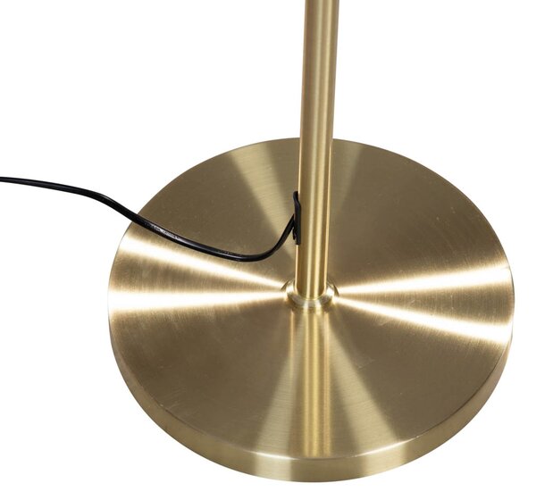 Állólámpa arany ovális bársony lámpabúrával, zöld, 50 cm - Parte