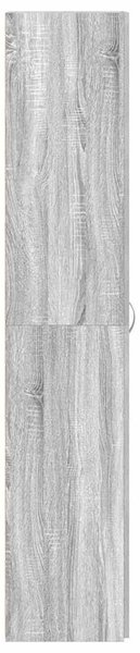 VidaXL Cipőszekrény polcokkal Szürke 80 x 35.5 x 180 cm Faanyag