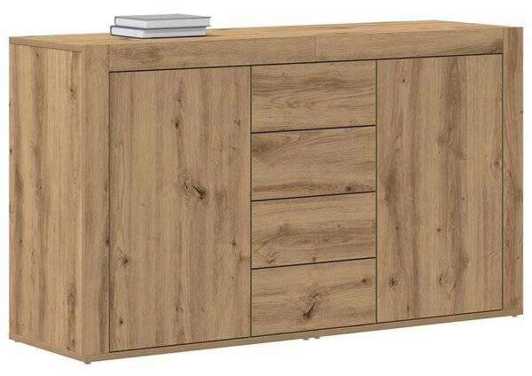 VidaXL Széf Artisan tölgy 120 x 36 x 69 cm Szerelt Fa