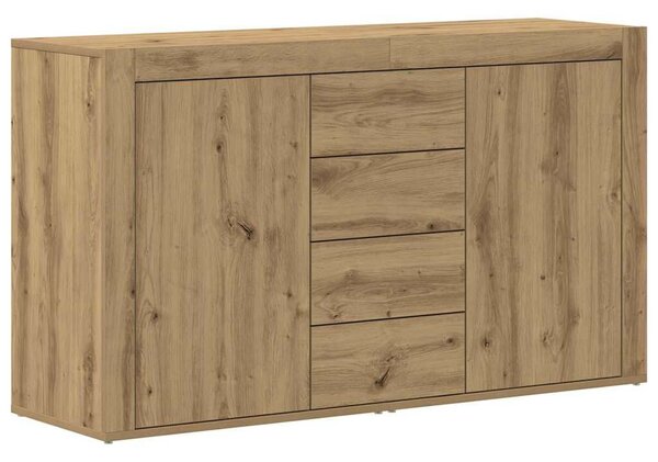 VidaXL Széf Artisan tölgy 120 x 36 x 69 cm Szerelt Fa