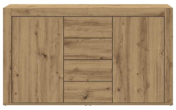 VidaXL Széf Artisan tölgy 120 x 36 x 69 cm Szerelt Fa