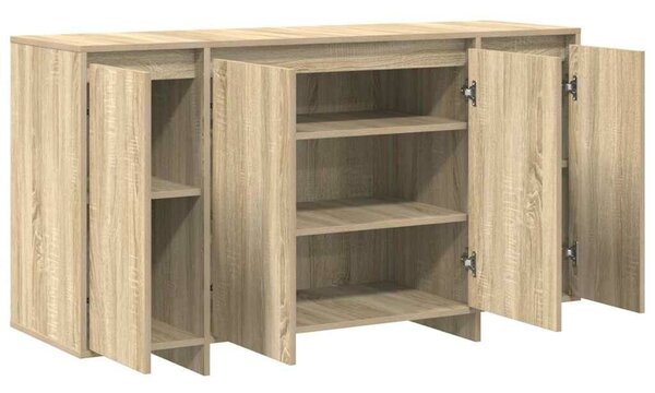 VidaXL Széf sonoma tölgy 135 x 41 x 69 cm Faanyag