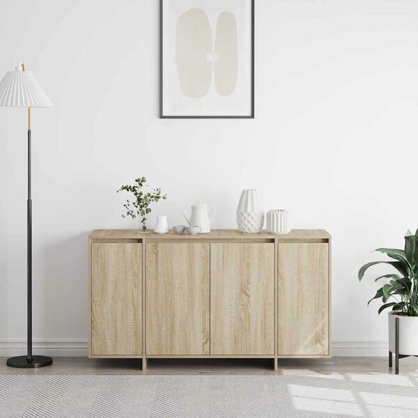 VidaXL Széf sonoma tölgy 135 x 41 x 69 cm Faanyag
