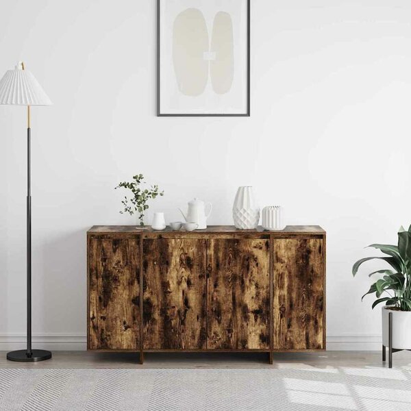 VidaXL Széf Füstölt tölgy 135 x 41 x 69 cm Faanyag