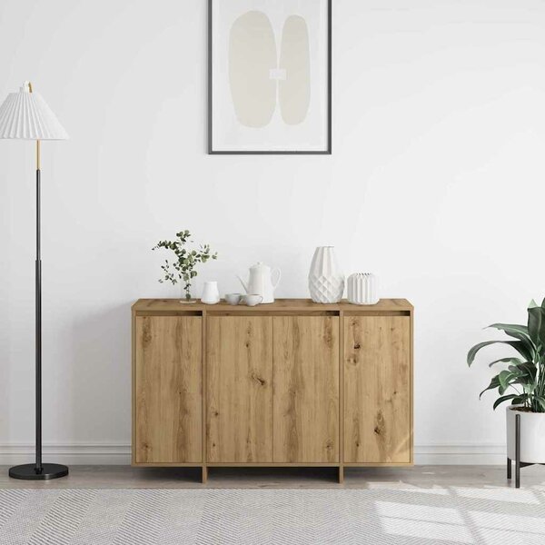 VidaXL Széf kézműves tölgy 120 x 41 x 75 cm Faanyag