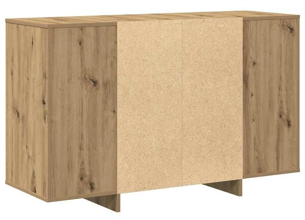 VidaXL Széf kézműves tölgy 120 x 41 x 75 cm Faanyag
