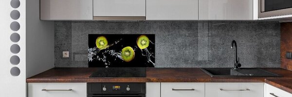 Konyhai dekorpanel Kiwi és víz
