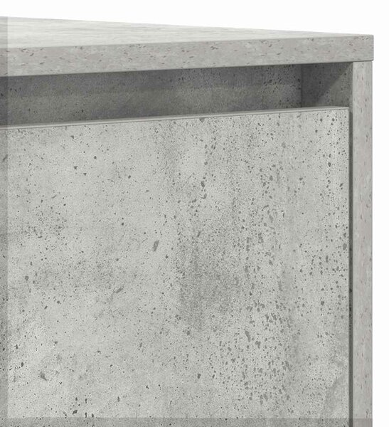 VidaXL Széf Beton Szürke 120 x 41 x 75 cm Szerelt Fa