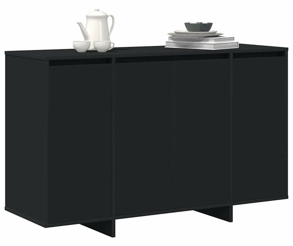 VidaXL Széf Fekete 120 x 41 x 75 cm Faanyag