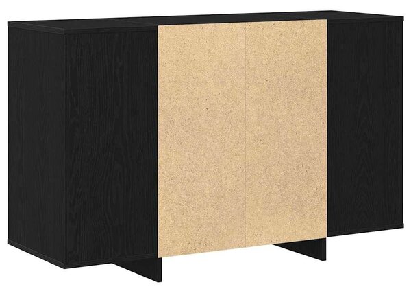 VidaXL Széf Musta tammi 120 x 41 x 75 cm Faanyag