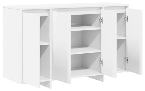 VidaXL Széf Fehér 120 x 41 x 75 cm Faanyag