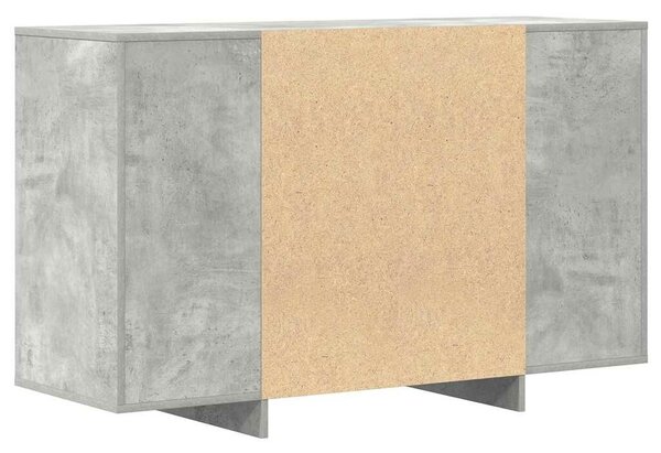 VidaXL Széf Beton Szürke 120 x 41 x 75 cm Szerelt Fa