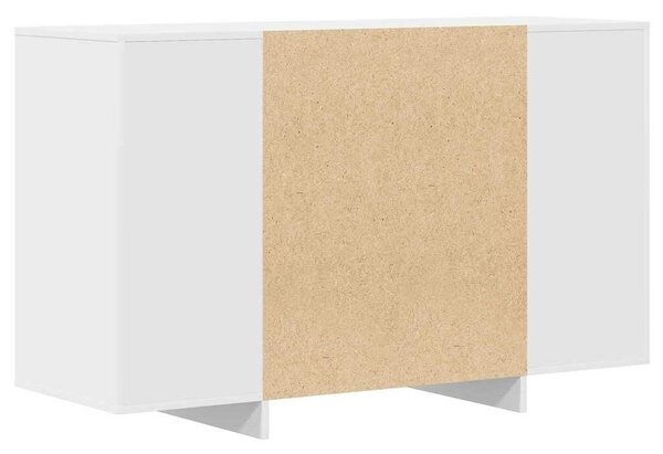 VidaXL Széf fiókkal Fehér 120 x 41 x 75 cm Faanyag