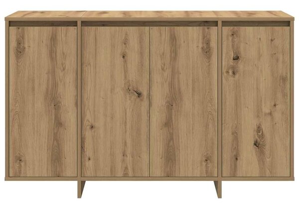 VidaXL Széf kézműves tölgy 120 x 41 x 75 cm Faanyag