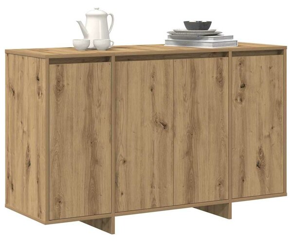 VidaXL Széf kézműves tölgy 120 x 41 x 75 cm Faanyag