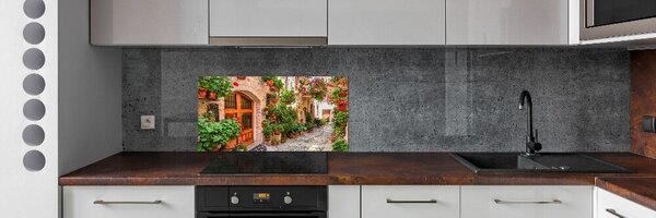 Hátfal panel konyhai Hangulatos utcában