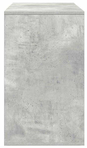 VidaXL Széf Beton Szürke 120 x 41 x 75 cm Szerelt Fa