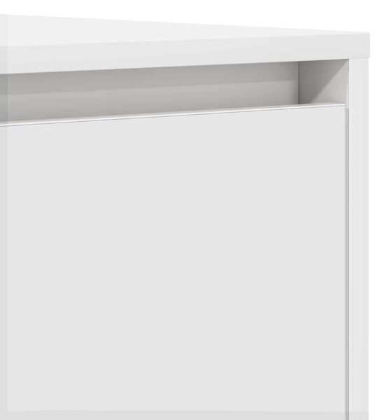 VidaXL Széf fiókkal Fehér 120 x 41 x 75 cm Faanyag