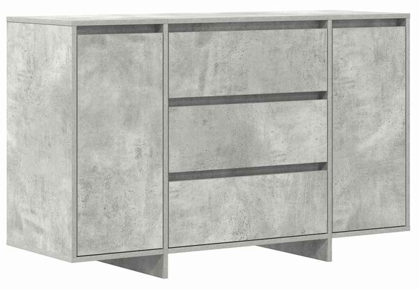 VidaXL Széf Beton Szürke 120 x 41 x 75 cm Szerelt Fa
