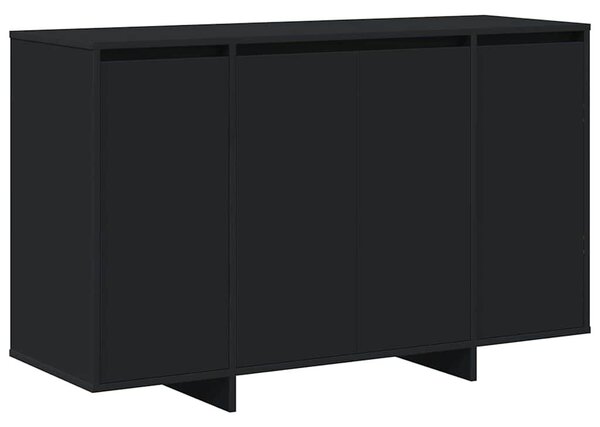 VidaXL Széf Fekete 120 x 41 x 75 cm Faanyag