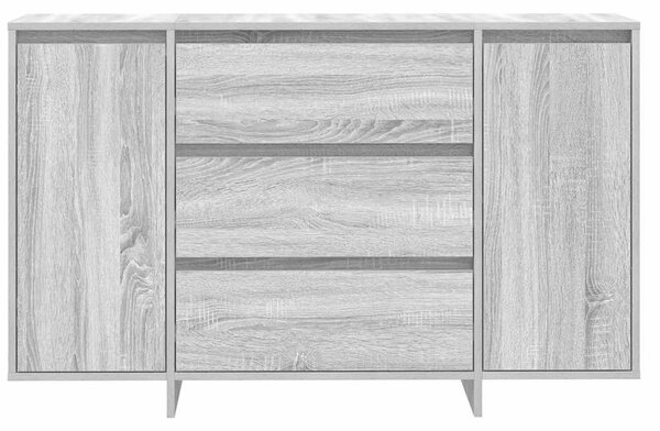 VidaXL Széf fiókkal Szürke sonoma 120 x 41 x 75 cm Faanyag
