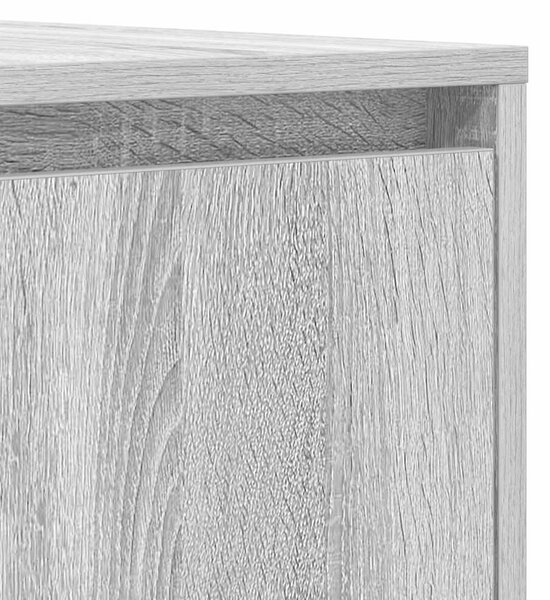 VidaXL Széf fiókkal Szürke sonoma 120 x 41 x 75 cm Faanyag