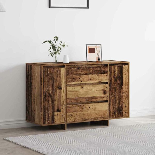 VidaXL Széf Öreg fa 120 x 41 x 75 cm Szerelt Fa