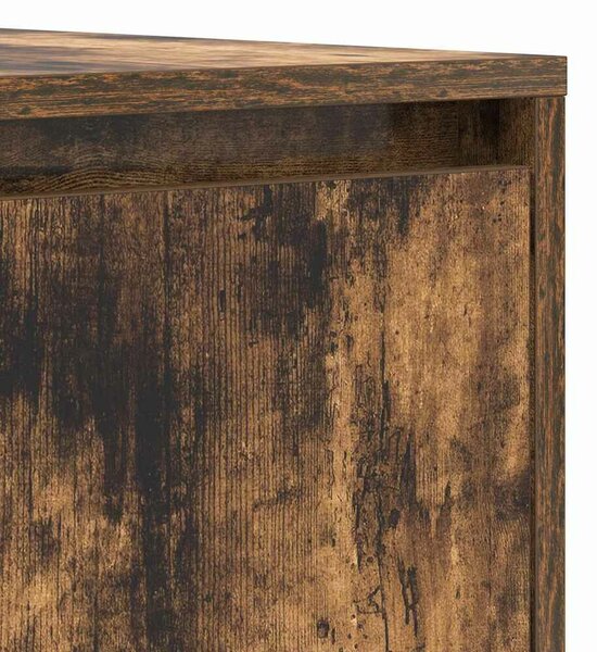 VidaXL Széf fiókkal Füstölt tölgy 120 x 41 x 75 cm Faanyag
