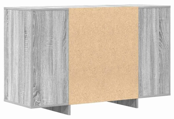 VidaXL Széf fiókkal Szürke sonoma 120 x 41 x 75 cm Faanyag