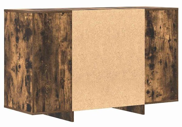 VidaXL Széf fiókkal Füstölt tölgy 120 x 41 x 75 cm Faanyag
