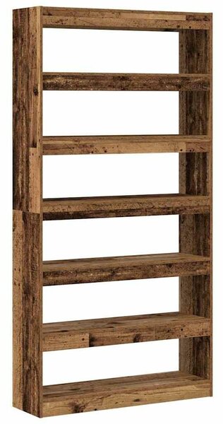 VidaXL Könyvespolc Hulladékfa 100 x 30 x 198 cm Faanyag