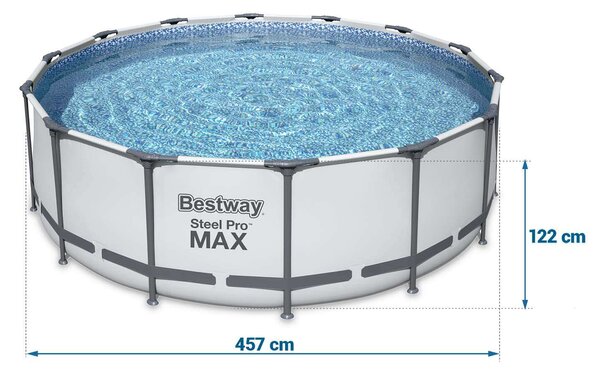 Bestway kerti keret medence 457 x 122 cm 18in1 56438