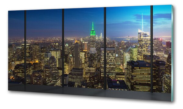 Hátfal panel konyhai New york éjjel