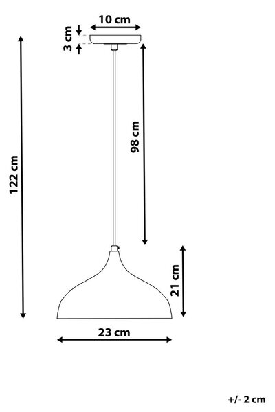 Függőlámpa LAMBRO Beton Világosszürke