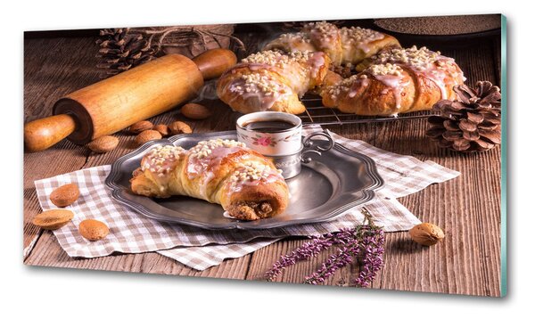 Konyhai dekorpanel Croissant