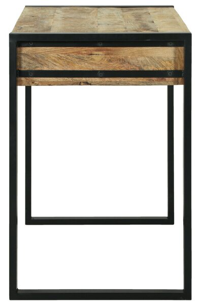 VidaXL Sminktükör asztal 100x50x75 cm Tömör durva mangófából
