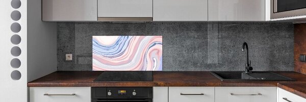 Konyhai falburkoló panel Elvont hullámok