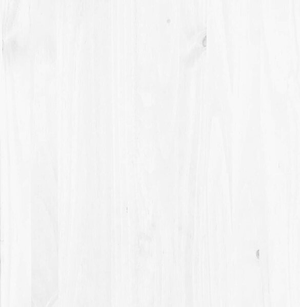 VidaXL Széf fiókkal Fehér 133.5 x 40 x 79 cm Tömör fenyőfa