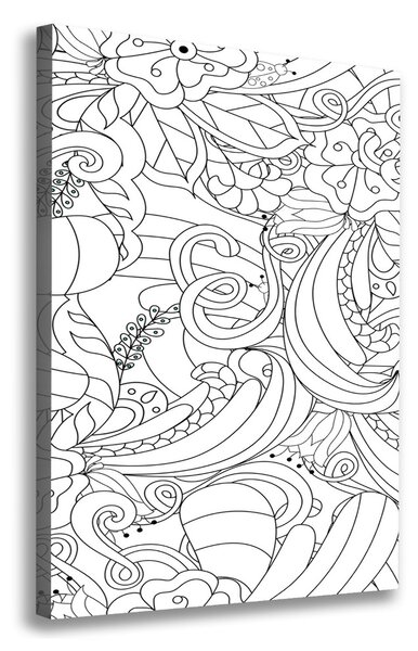 Egyedi vászonkép Háttér zentangle