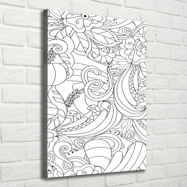 Egyedi vászonkép Háttér zentangle