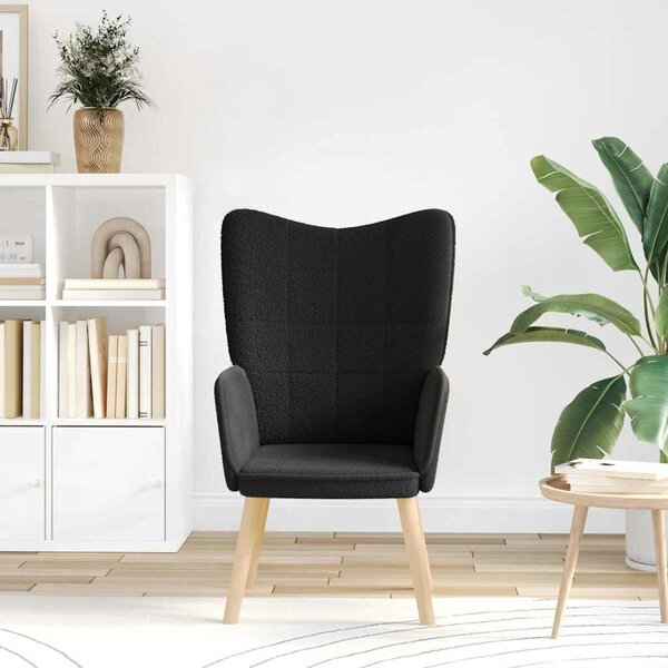VidaXL Pihenőszék Fekete 62 x 67 x 95.5 cm szövet