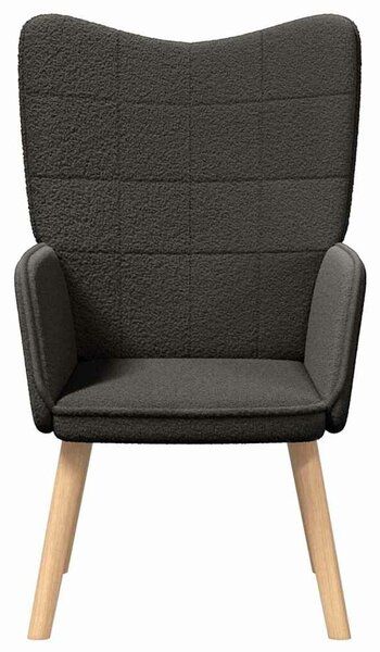 VidaXL karosszék Sötétszürke 62 x 67 x 95,5 cm Sherpa szövet