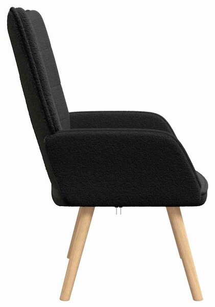 VidaXL Pihenőszék Fekete 62 x 67 x 95.5 cm szövet