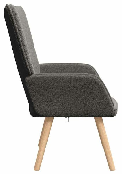 VidaXL karosszék Sötétszürke 62 x 67 x 95,5 cm Sherpa szövet